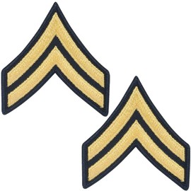 Army Corporal CPL E4 Cloth Rank for ASU Size Female