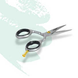 Nose Hair Rounded-Tip Triming Scissors for Mens | Made of Stainless Steel High Carbon | Best (Silver (Pointy-Tip), 4.0 Inches)