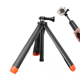 4 en 1 Trípode de Selfie Selfie Flotante para la Acción 5 Pro 4 3 para X4 X3 Ace Pro 2, 9.25-22.44 Pulgadas Trípode de Cámara a Prueba de Agua Extensible, Accesorios Portátiles