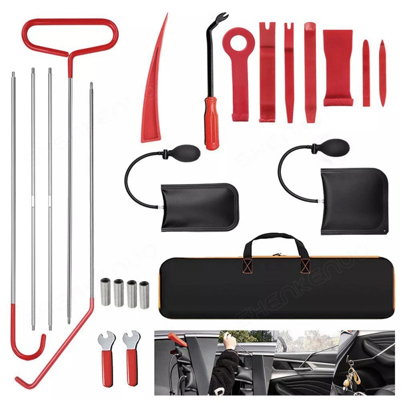 SHENKENUO For Dodge Charger 23Pcs Emergency Car Unlock Tool Kit