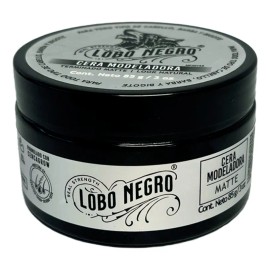 Cera Efecto Mate Cabello Barba Bigote 85g Lobo Negro