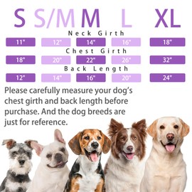 PUPTECK Dog Pajamas for Small Medium Large Sized Dogs, Stretchy Dog Pjs Onesie Clothes Soft Fleece Sweaters Puppy Cat Outfits Pet Jumpsuit