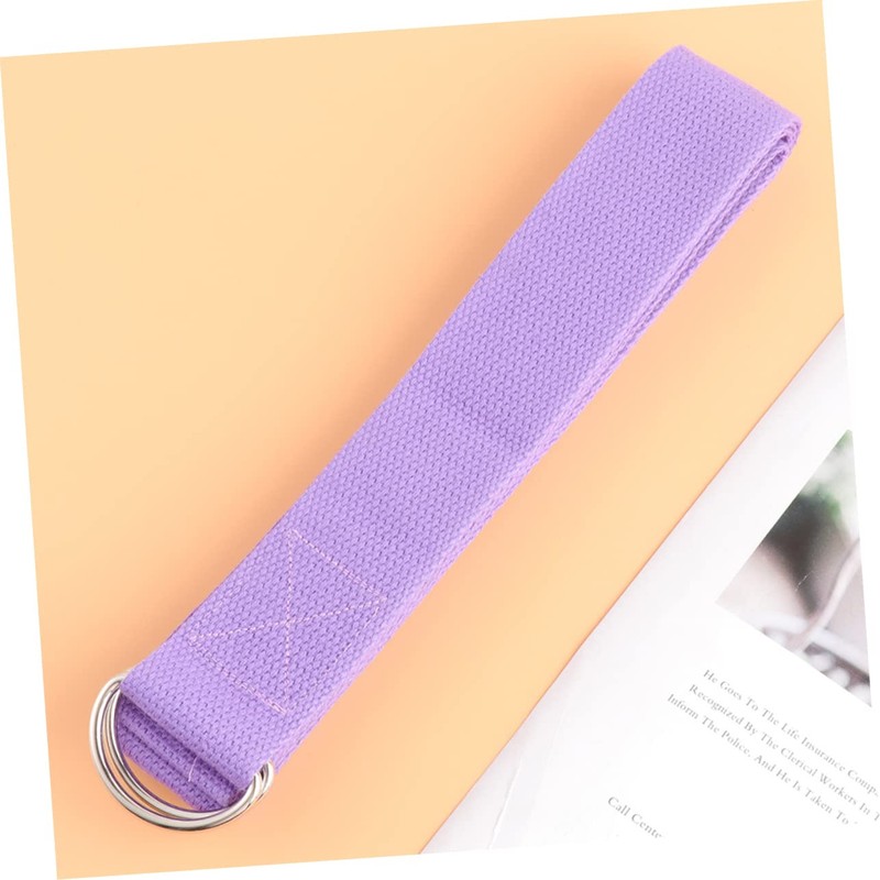 GRIRIW 2pcs Light Purple Yoga Resistance Bands Durable Elastic Exercise