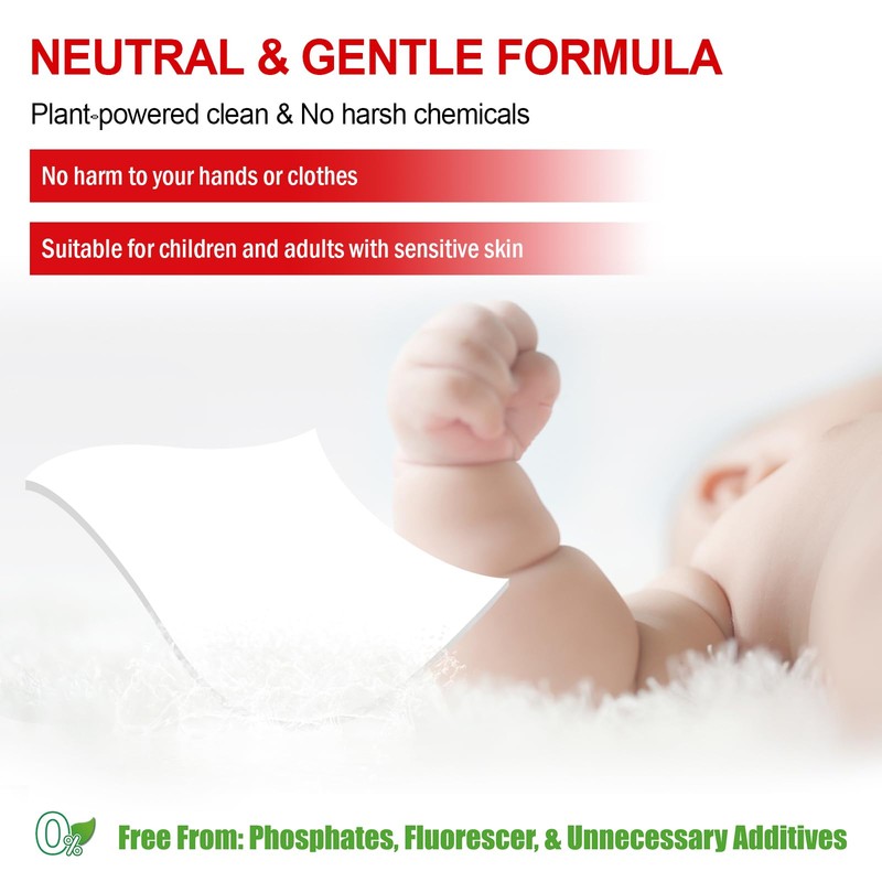 Binbata Laundry Detergent Sheets, Up To 128 Loads Berry Scent