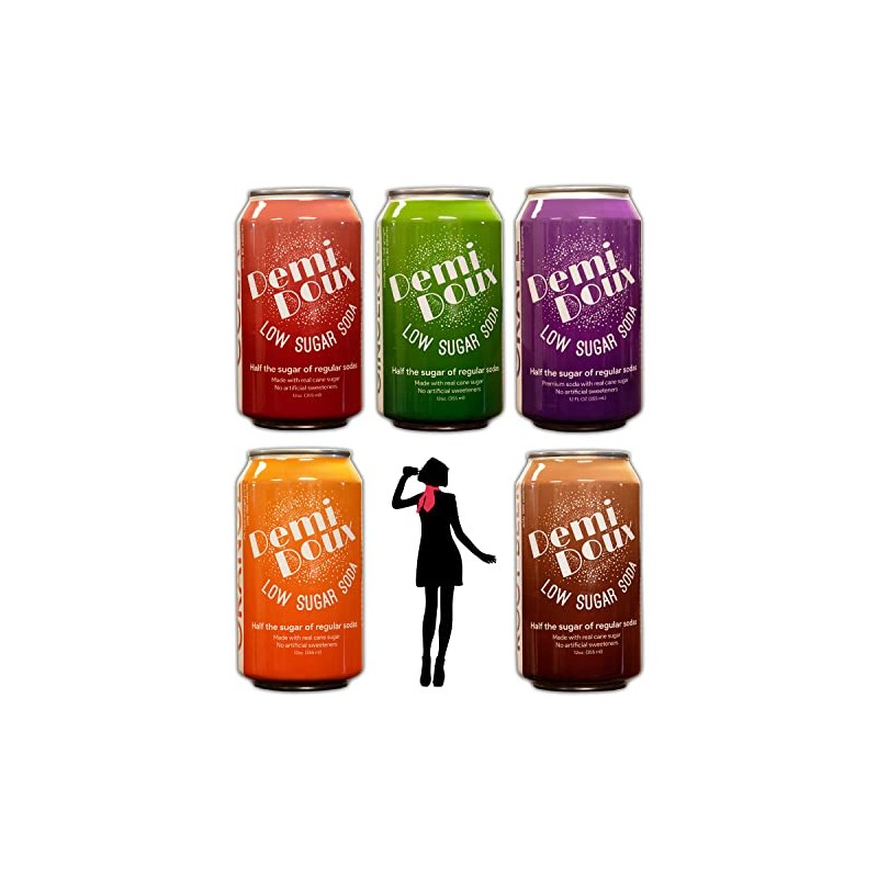 Demi Doux Low Sugar Soda - Low Sugar Soft Drink,