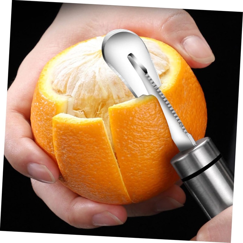 FUNOMOCYA 2Pcs Citrus Peeler Multi Purpose Grapefruit Orange Peeling Tool