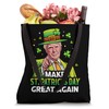 Make St Patricks Day Great Again Lucky Clover President Trum