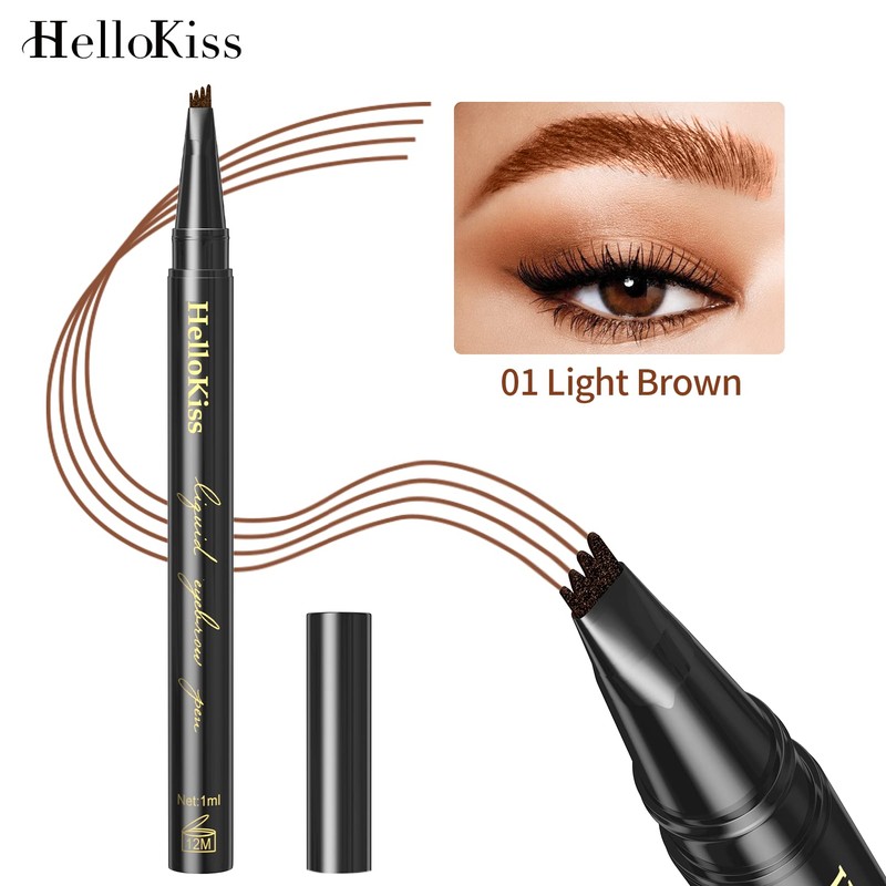 Eyebrow Pencil - Eyebrow Pencil with Micro Fork Tip Applicator