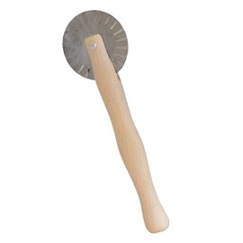 Chinchilla® Dough Wheel Made of Natural Beech Wood and Rustproof Stainless Steel, Made in Germany, Perfectly Shaped Dough Creations, Dumpling Maker, Kitchen Tool, Robust and Durable