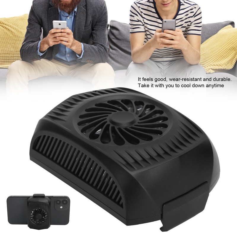 Mini Mobile Phone Cooling Fan with Clip USB Rechargable Cell