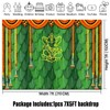 Indian Carnival Backdrop 7x5ft Banana Leaf Green Chatiya Ganesh Photography