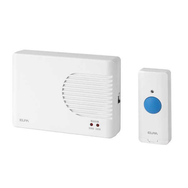 Elpa AWP-500 Wireless Ping Pong Front Door Chime, Approx. 85
