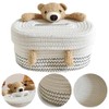 Woven Tissue Box, Rectangle Tissue Holder,Cartoon Napkin Holder,Tissue Box Organizer,