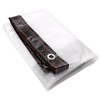Clear Waterproof Tarps, Heavy Duty Transparent Tarpaulin with Eyelets, Plastic