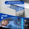 LONTAN 5 Pairs Push to Open Soft Close Drawer Slides