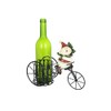 Snowman Riding Bicycle Christmas Wine Bottle Holder