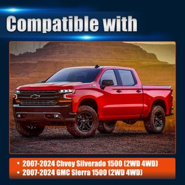 GAsupply 2.5" Front Leveling Lift Kits, Compatible with 2007-2026 Chevy GMC Silverado Sierr 1500 2WD 4WD, 2.5 Inch Raise Strut Suspension Spacers