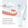 2 Pack Portable Dental Floss Dispenser (150 Picks Refill), One-Press