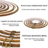 3 Pieces 6 inch Round Embroidery Hoops, Imitated Wood Plastic