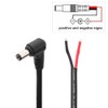 PENGLIN 2PCS 14AWG Right Angle DC Power Pigtails Cable, 5.5mm