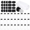 Molain 28 Pcs 16oz Plastic Spice Jars with Shaker Lids,