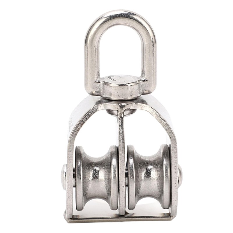 Double Pulley, 2 Pieces, Double Pulley, Stainless Steel M25, Double