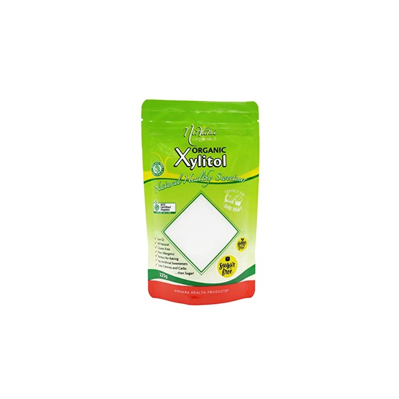Nirvana Organics Xylitol Organic Pouch 225 g