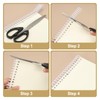 PATIKIL 50 Pack Plastic Spiral Binding Coils, 13mm(1/2") Binding Coils