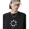 AllSaints Mens Sweatshirt Tierra Crew Jet Black XXL
