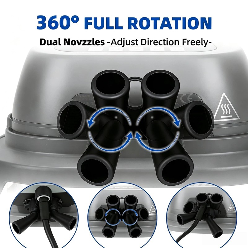 2Pack Wind Diverter for Ninja Crispi Air Fryer Heat, Dual