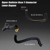 FZJDSD Upper Radiator Hose Y-Connector Lower Degaus Compatible with Ford