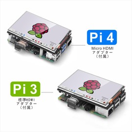 OSOYOO HDMI 3.5 Inch LCD Display Monitor Touch Screen for Raspberry Pi 4 8GB 4GB 2GB 3 2 Model B (3.5" HDMI LCD)