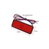 SING F LTD 2PCS Red 12V 24 LED Motorcycle Tail