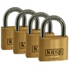 Kasp 125 Premium Brass Padlock - 20 Millimeters - Quad