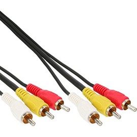 AV Cable, InLine®, 3x RCA M/M 0.5m