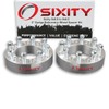 Sixity Auto 2 pc 2" 8x6.5 Wheel Spacers compatible with