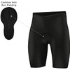 MTB Shorts Off Road Cycling Shorts Detachable Padded Liner (Black/Blue,