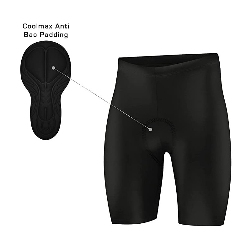 MTB Shorts Off Road Cycling Shorts Detachable Padded Liner (Black/Blue,