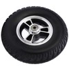 Wheelchair Wheel Replacement Solid PU Reinforced Aluminum Alloy Hub Walker