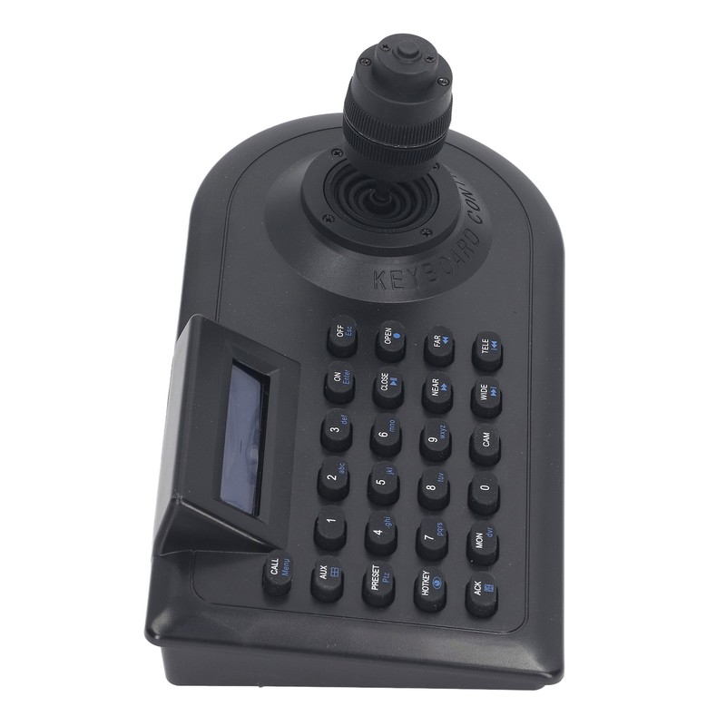 LCD Analog PTZ Camera Keyboard with 4D Joystick PTZ Speed
