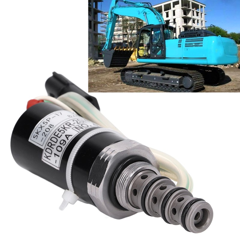 Rotary Solenoid Valve Stainless Steel Hydraulic Pump Control Valve for