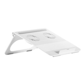 SHOWERORO Multipurpose Laptop Stand with Height Dual Cooling Fans and Slip Design Notebook PC Holder for Use