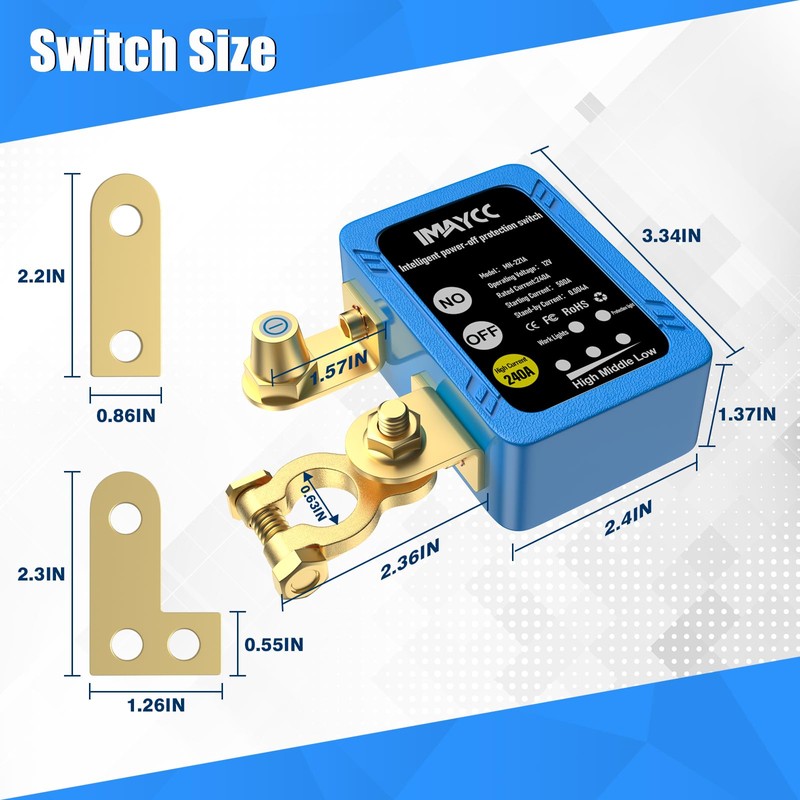 New Version Kill Switch for Car - Remote Battery Disconnect