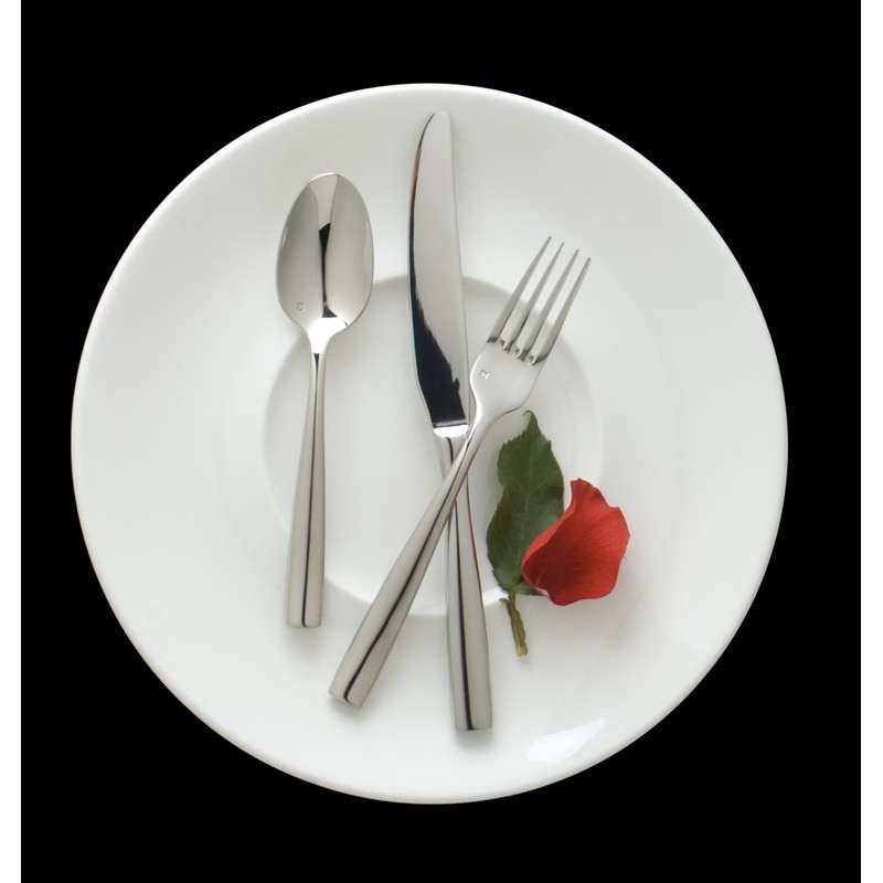 Fortessa Lucca 18/10 Stainless Steel Flatware Table Fork, Set of