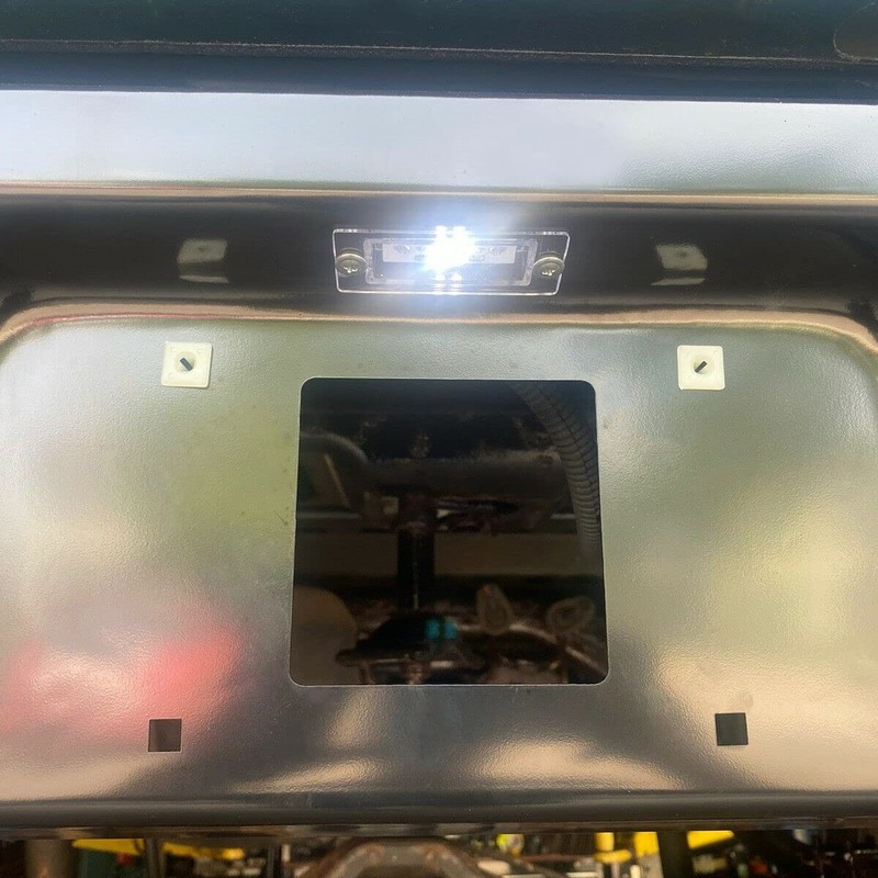 HECASA Roll Pan License Plate LED Light Tag Light for