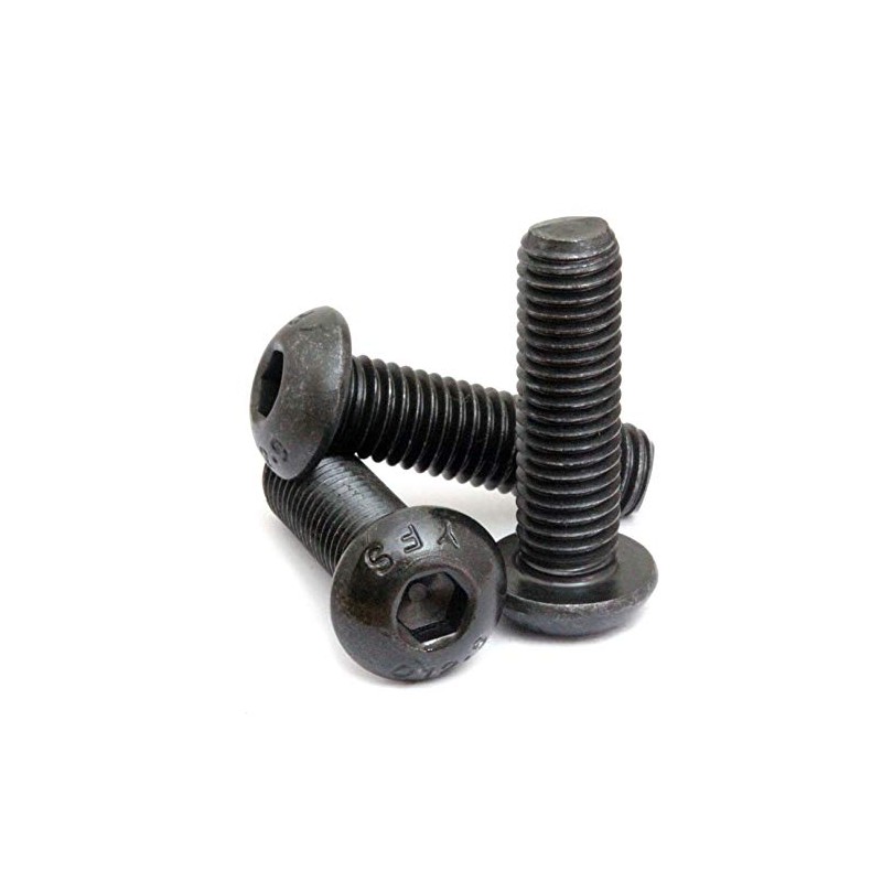 MonsterBolts - #6-32 x 7/16" Button Head Socket Cap Screws,