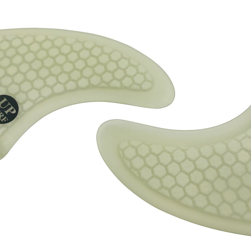 UPSURF Surfboard Tri Fin Future Fiberglass Honeycomb G5 Thruster Set