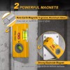 PREXISO 2-in-1 Line Laser Level -Mini Torpedo Level w/Light 3-3/4