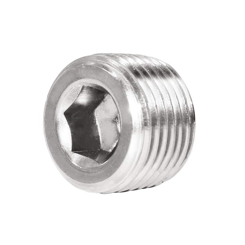 JoyTube 1/8" NPT Pipe Plug Male Thread Stainless Steel Fitting