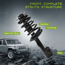 AUTOSAVER88 Front Complete Struts Assembly Compatible with 2007-2009 Lexus ES350, 2006-2012 Avalon, 2007-2011 Camry